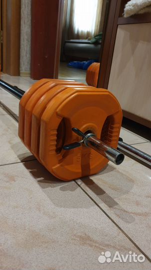 Штанга гриф блины бу