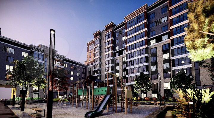 2-к. квартира, 57,7 м², 4/10 эт.