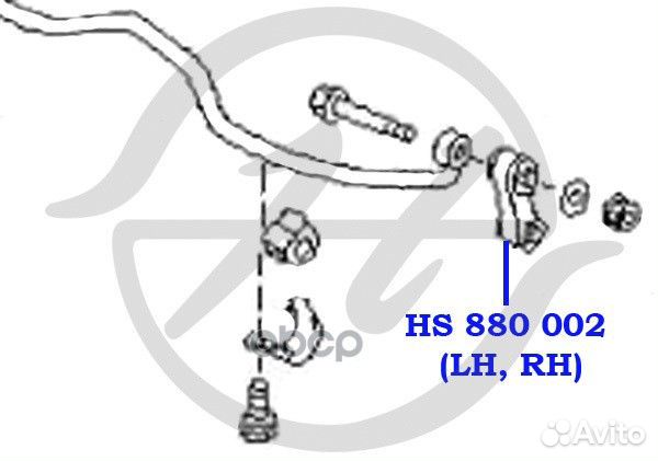 Тяга стабил. hs880002 Hanse