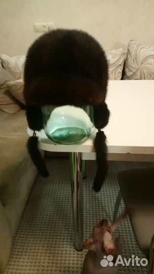 Шапка зимняя норковая женская