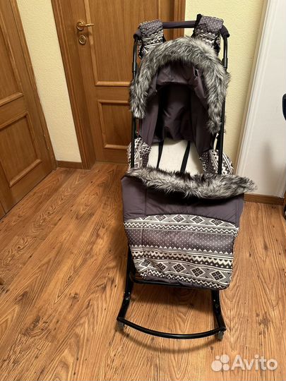 Коляска санки