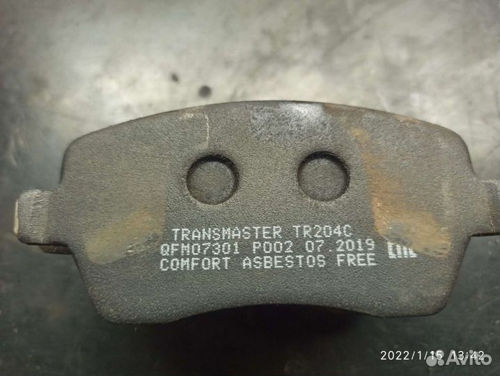 Тормозные колодки renault