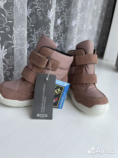Зимние ботинки для девочки ecco 23
