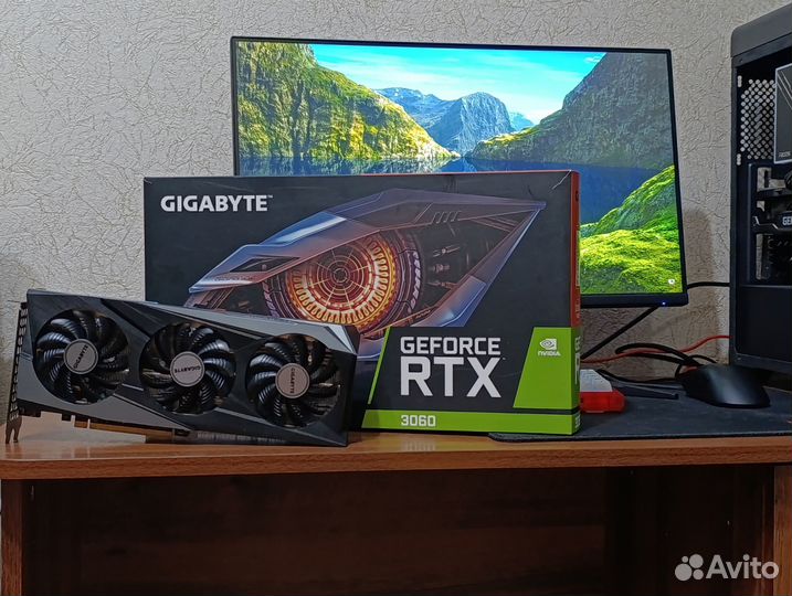 Видеокарта rtx 3060 12GB gigabyte