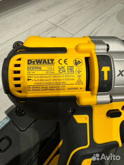 Дрель-шуруповерт dewalt DCD996P2. 2024 год выпуска