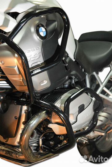 Дуги BMW R 1200 GS (08-12) чёрный/ серебро