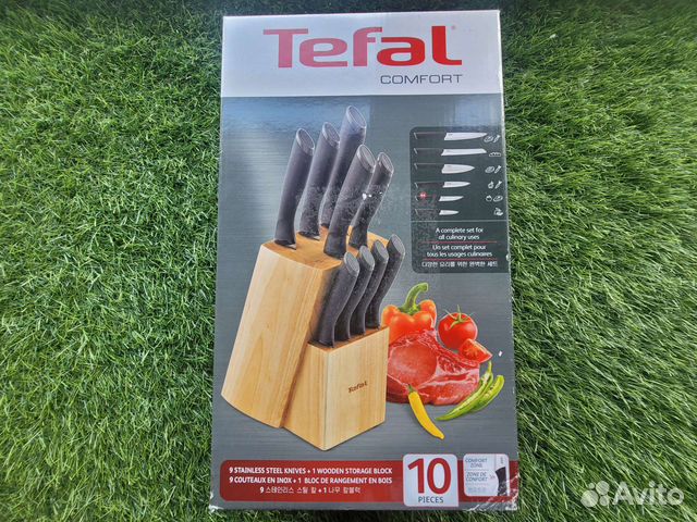 Набор ножей Tefal (9 штук) (Новый)