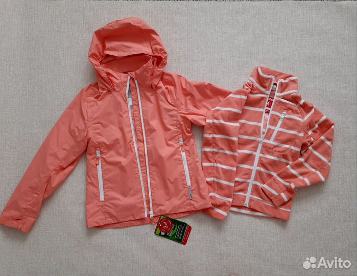 Новая куртка Reima 3 в 1. Демисезон. 140-146