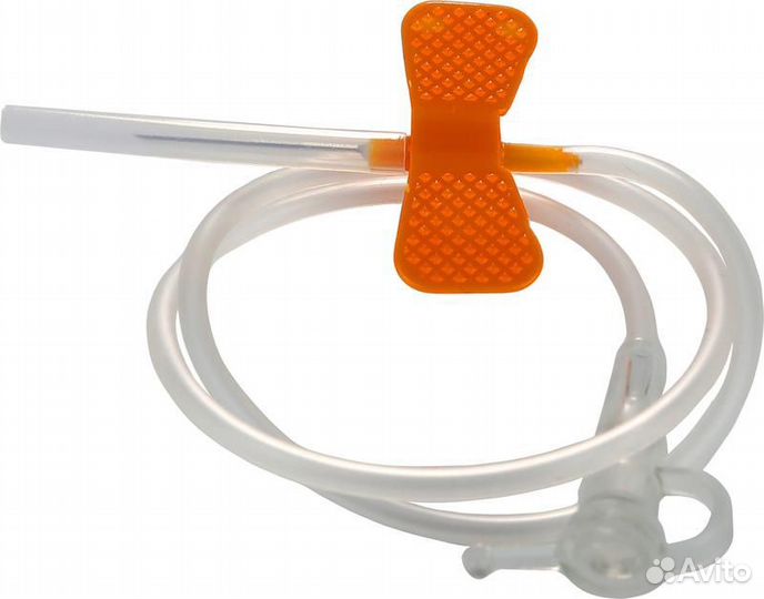 Устройство для вливания в малые вены - игла-бабочк