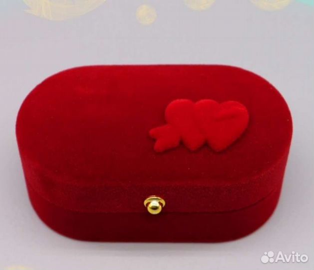 Футляр для обручальных колец, коробка для колец