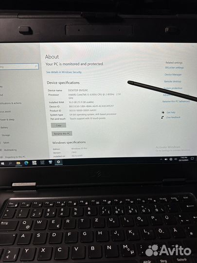 Защищенный Ноутбук Dell 5414 для авто и Военный