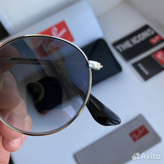 Очки ray ban round metal