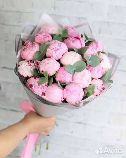 Пионы Букет пионов