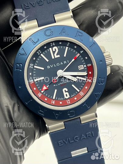 Часы Bvlgari Diagono Aluminium GMT 40mm