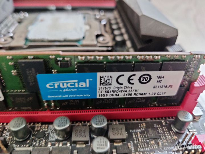 Материнская плата asus rampage V extreme/U3.1