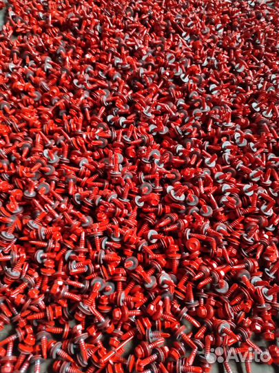 Порошковая покраска саморезов метизов болтов
