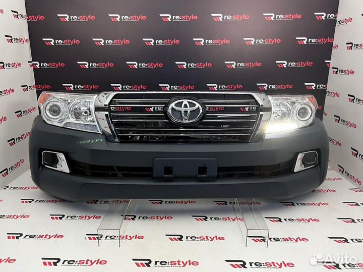 Бампер + Фары Toyota Land Cruiser 200 L1953