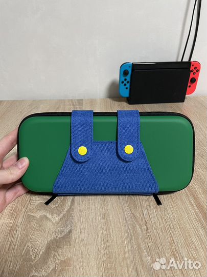 Чехол для nintendo switch зелёный