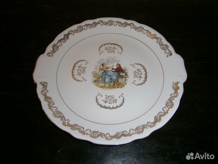 Винтажное Фарфоровое блюдо Франция Лимож CNP