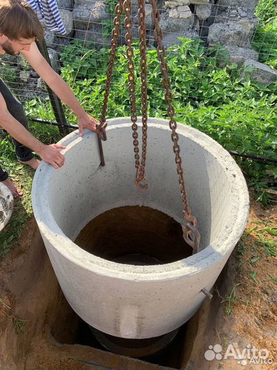 Септик из бетонных колец