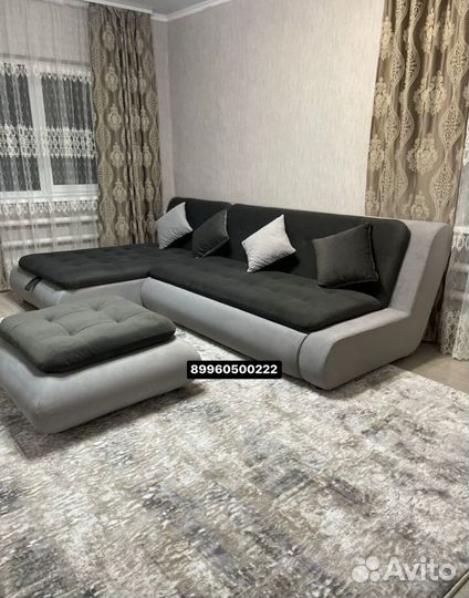 Диван с оттоманкой Николь