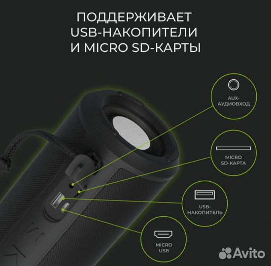 Беспроводная портативная колонка