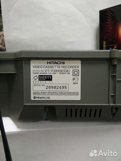 Видеомагнитофон Hitachi VT-FX695E hi-fi