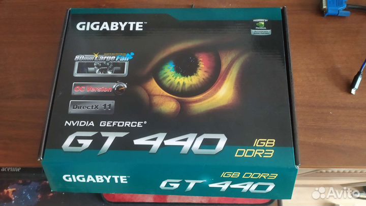 Видеокарта gv-n440d3- 1gi rev1