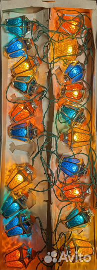 Гирлянда фонарики СССР.1975