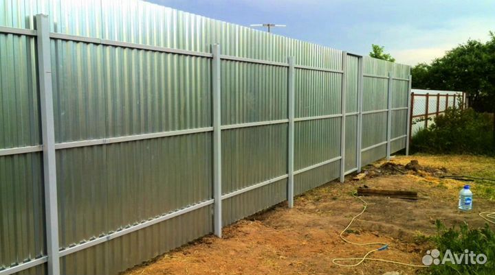 Забор из профнастила