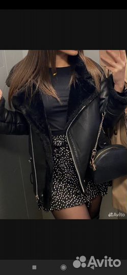 Дублёнка авиатор 44размер