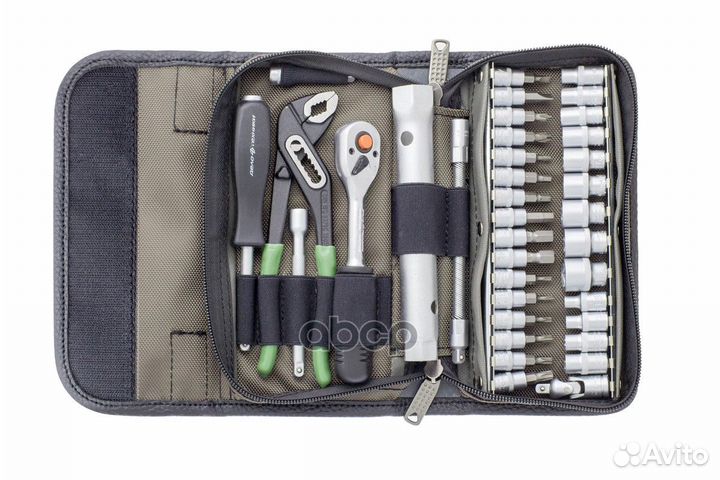 Набор головок 1/4 с инструментом в фирменной су