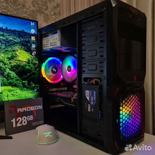 Мощный Игровой Компьютер 6 ядер/RX 570/16GB озу