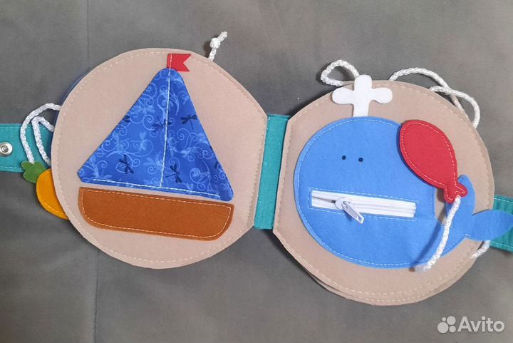 Книга из фетра детская