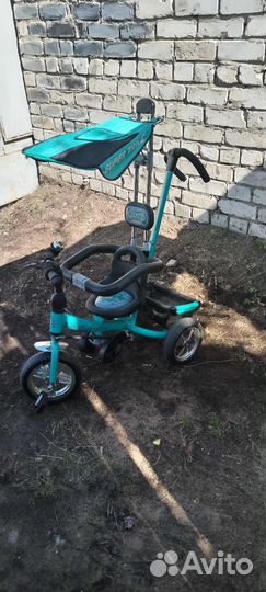 Велосипед коляска с ручкой