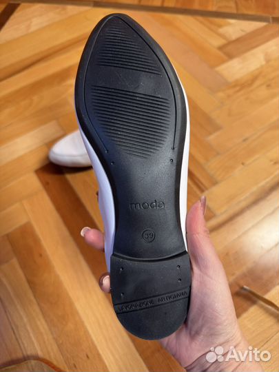 Мюли новые 39 размер натуральная кожа