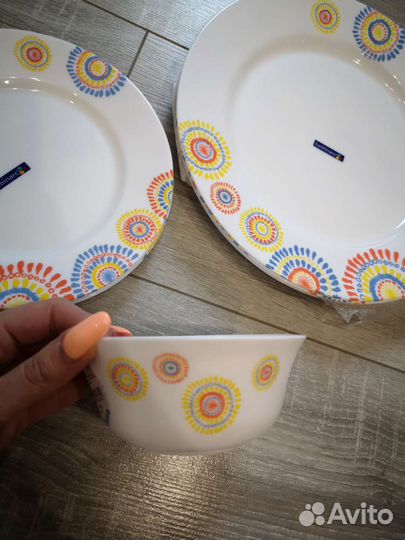 Новый набор столовой посуды Luminarc 22 предмета