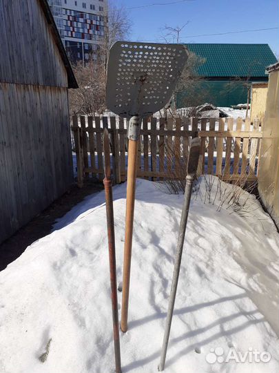 Комплект - пешни+лопата для расчистки проруби