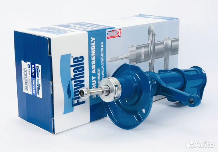 Стойка в сборе передняя правая масляная basic