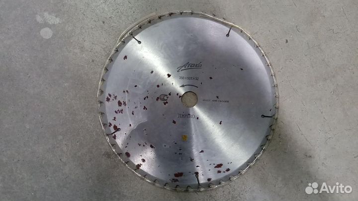 Диск для работы с деревом ataka 350 х 50 х 32