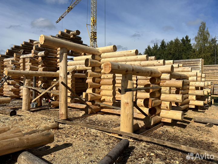 Готовый сруб бани из кедра