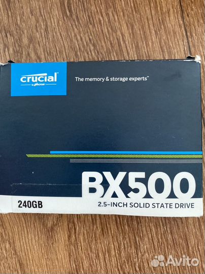 Crucial Внутренний SSD-диск CT240BX500SSD1