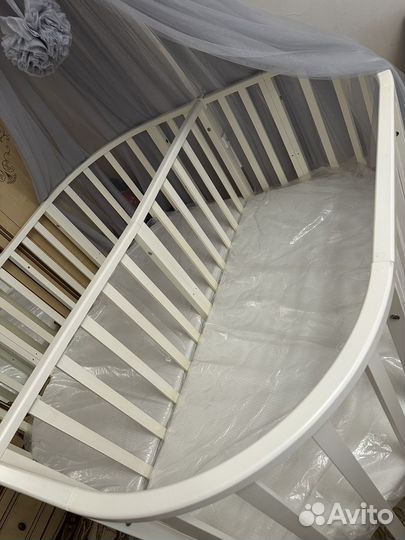 Детская кроватка бу для двойни