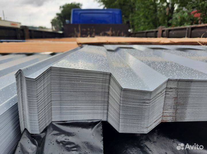 Профлист оцинкованный окрашенный Н-60 0,5х845