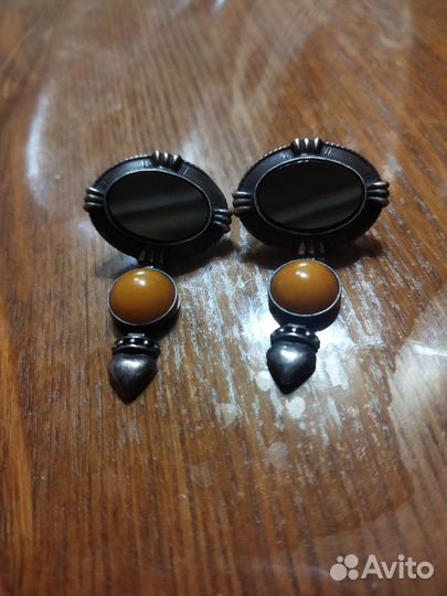Серьги серебро 925пр. в стиле Бохо
