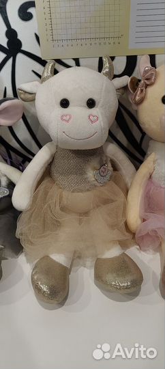 Мягкие игрушки Корова / Коровка балеринка