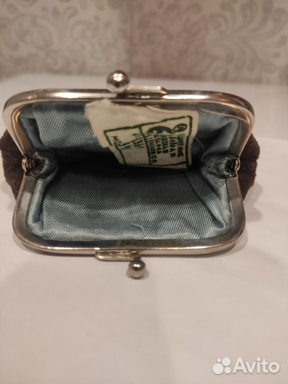 Винтажный кошелек замша СССР