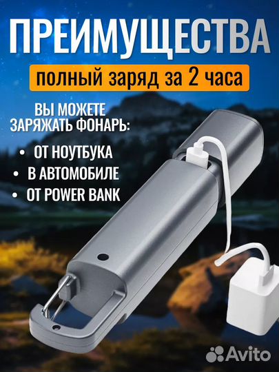 Фонарик (1200mah) Sd-1023