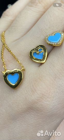 Комплект серьги и кулон APM