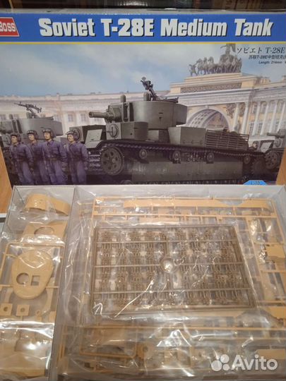 Модель танка т28э от HobbyBoss 1:35